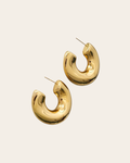 CHUNKY HOOPS Oorbellen - Goud