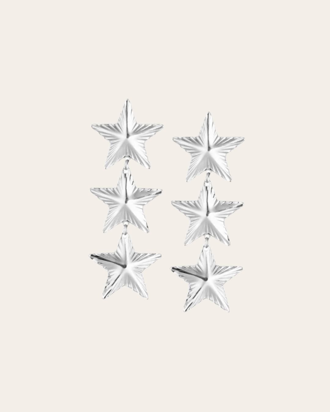 TRIPLE STAR Oorbellen