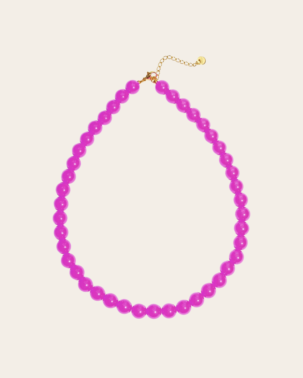 BEADS Kralenketting 10 mm - Violet