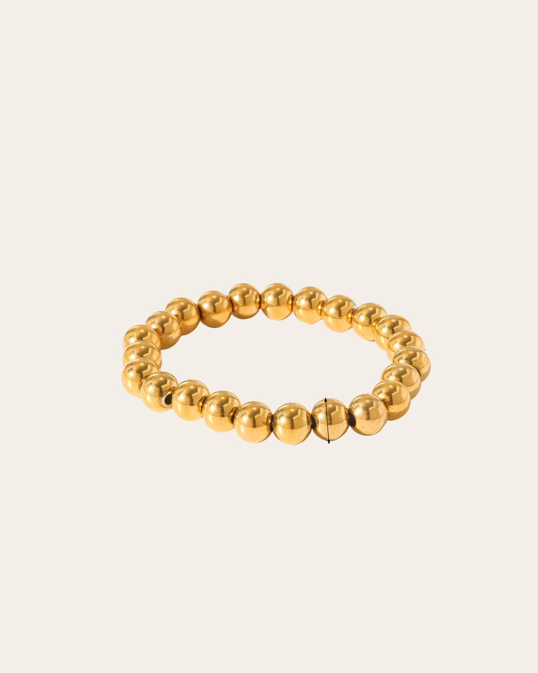 BUBBLE Armband 8MM - Goud