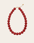BEADS Kralenketting 15 mm- Wijnrood