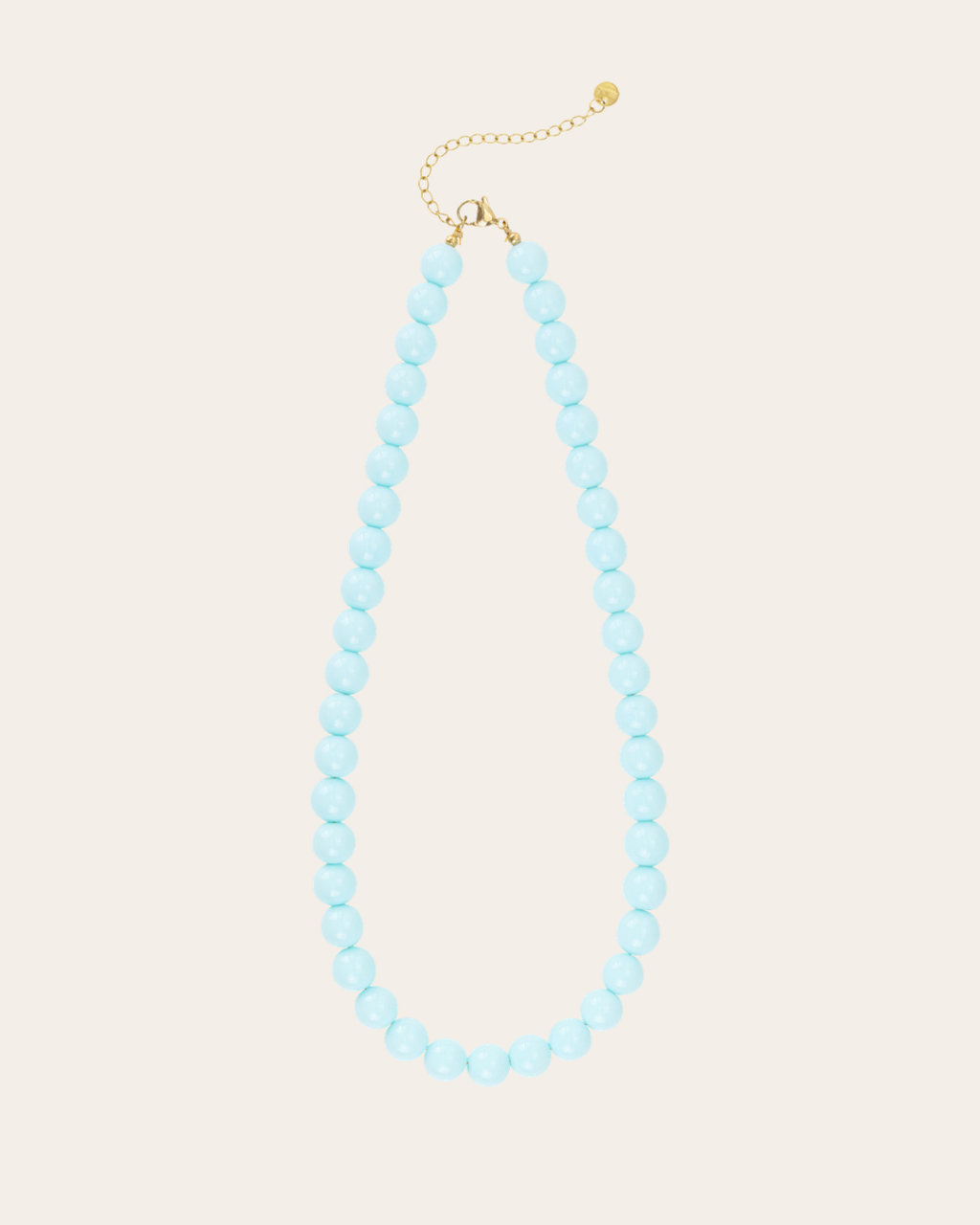 BEADS Kralenketting 10 mm - Babyblauw