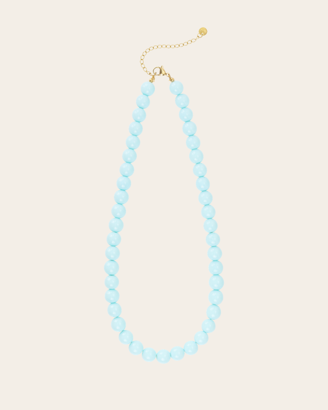 BEADS Kralenketting 10 mm - Babyblauw