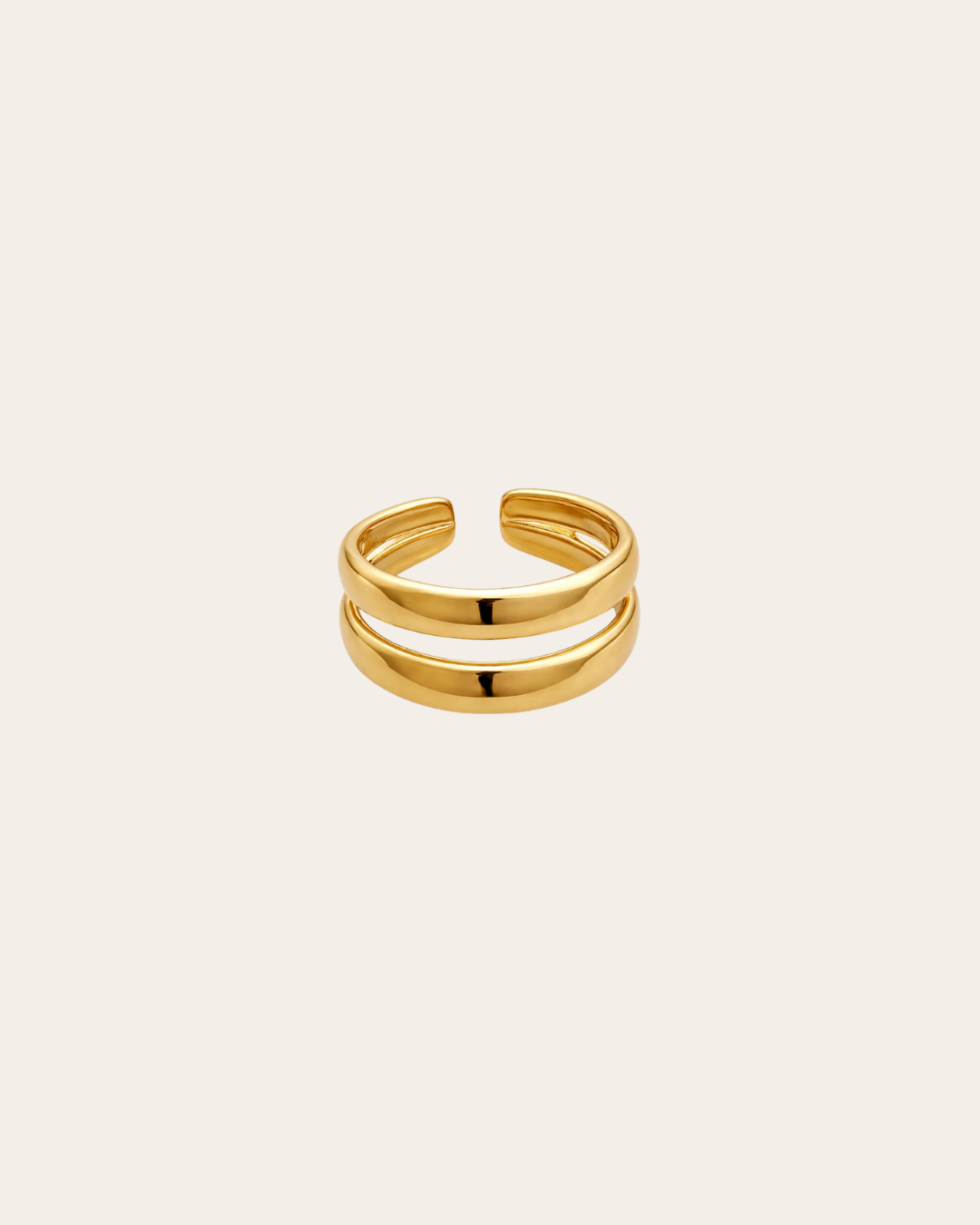 DOUBLE STRIPE Ring - Stainless Steel