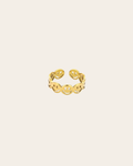 SMILEY Ring-  Goud