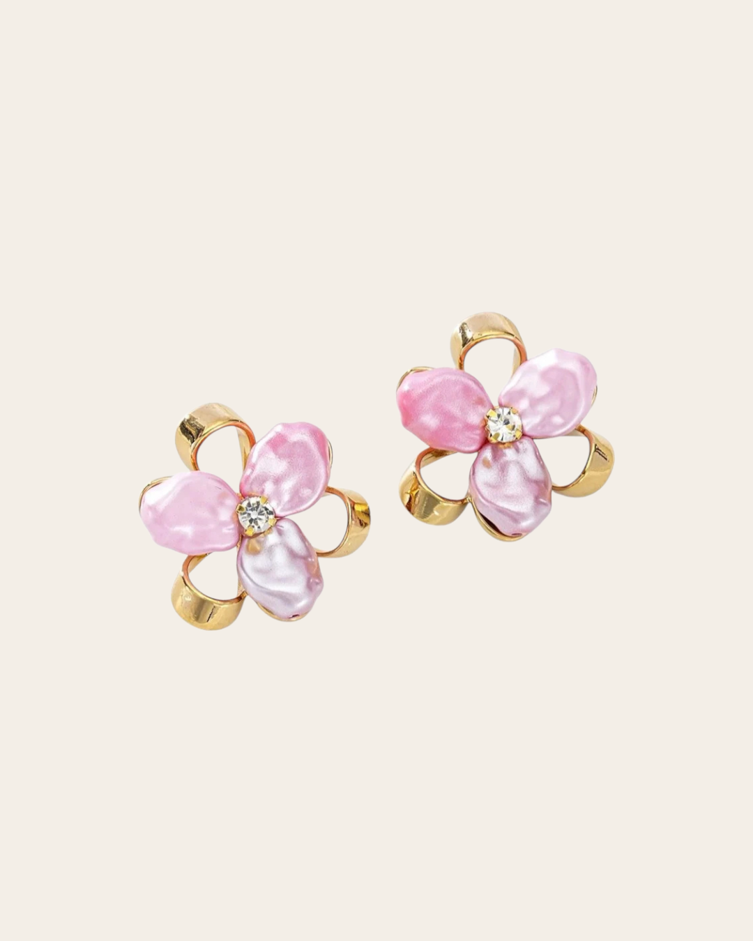 SUGARFLOWER Oorbellen - Roze