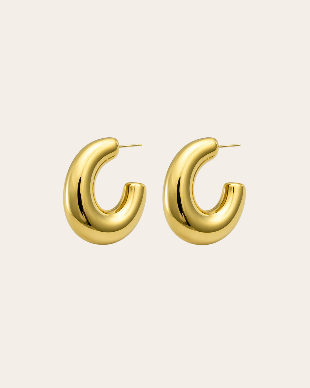 BIG HOOPS Oorbellen - Stainless Steel
