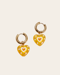 SWEET HEART Oorbellen - Geel